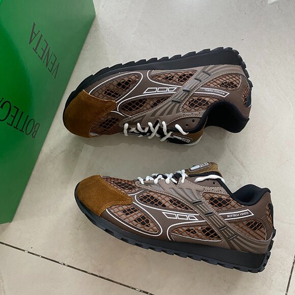 Bottega Veneta Shoes - Orbit Runner Sneaker Brown